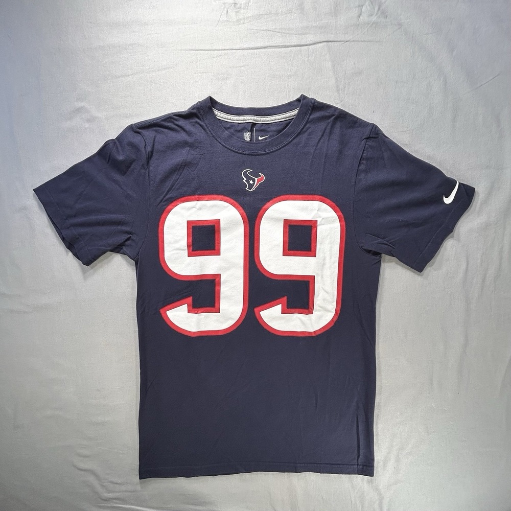 Nike NFL Houston Texans Watt #99 T-shirt mens size small Football Team Wear